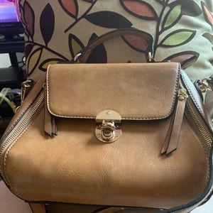 Very Unique Satchel w Crossbody Strap. No wear.
